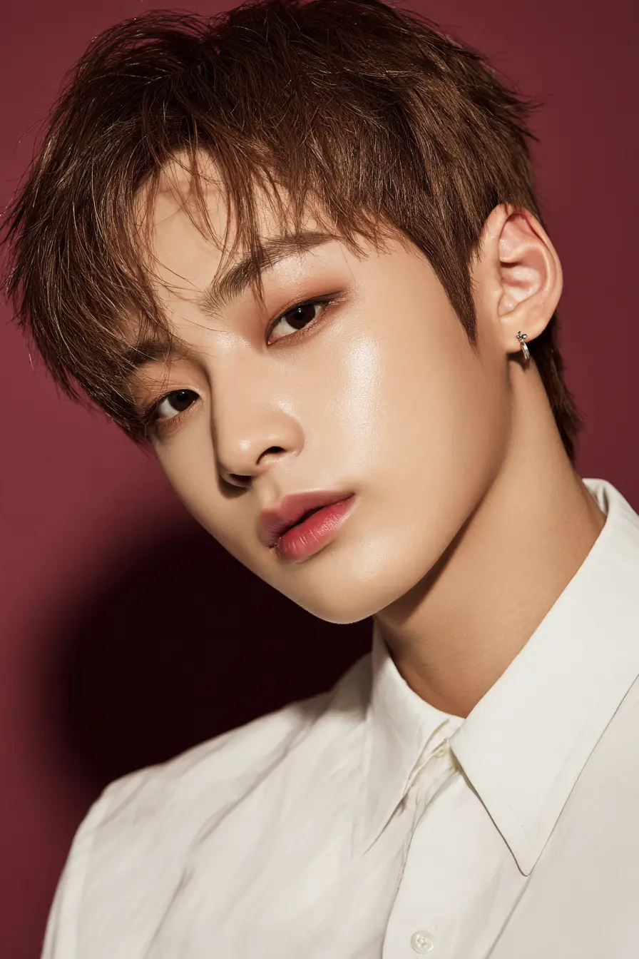 검은 셔츠 차림으로 정면을 보는 20대 남성 호스트